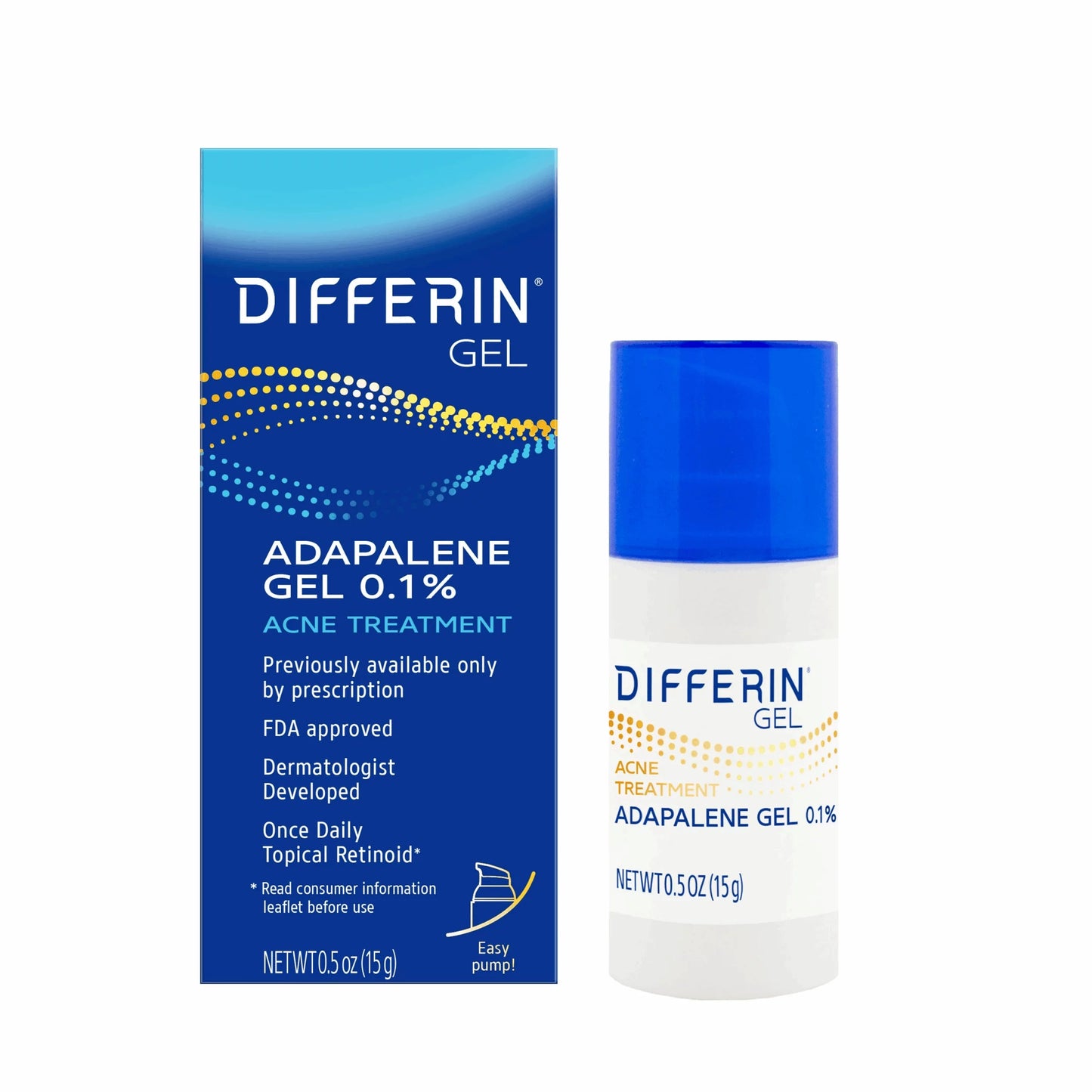 DIFFERIN -Adapalene Gel 0.1% Retinoid Acne Treatment 45g
