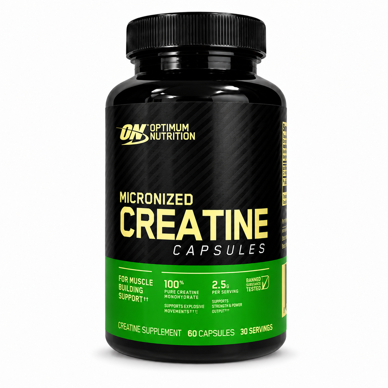 Micronized Creatine Dietary Supplement (60 capsule) – Muscle Strength, Power & Recovery Supplement