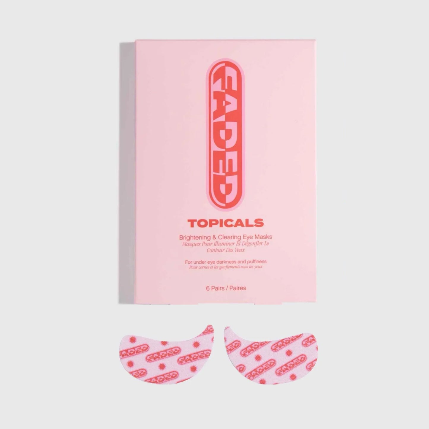 Topicals Faded Under Eye Mask (a pair) | Dark Circle & Brightening Eye Treatment