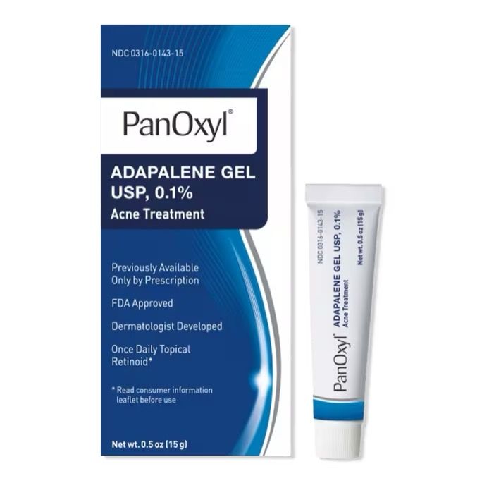 PanOxyl Adapalene Gel USP 0.1% Acne Treatment 15g
