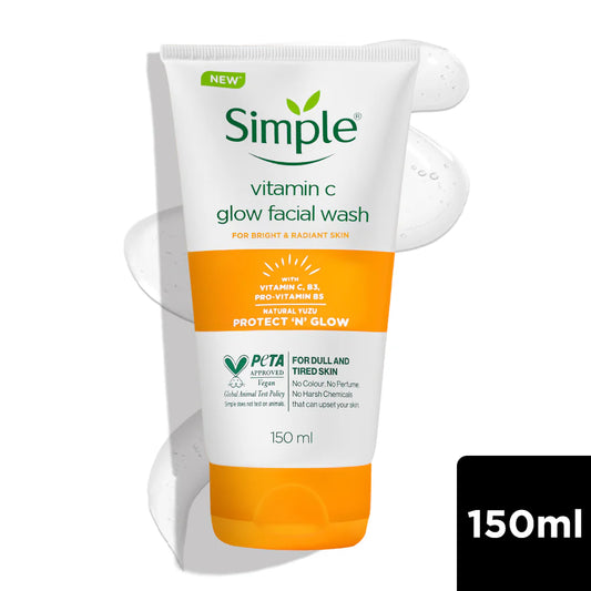 Simple Kind to Skin Glow Facial Wash 150ml