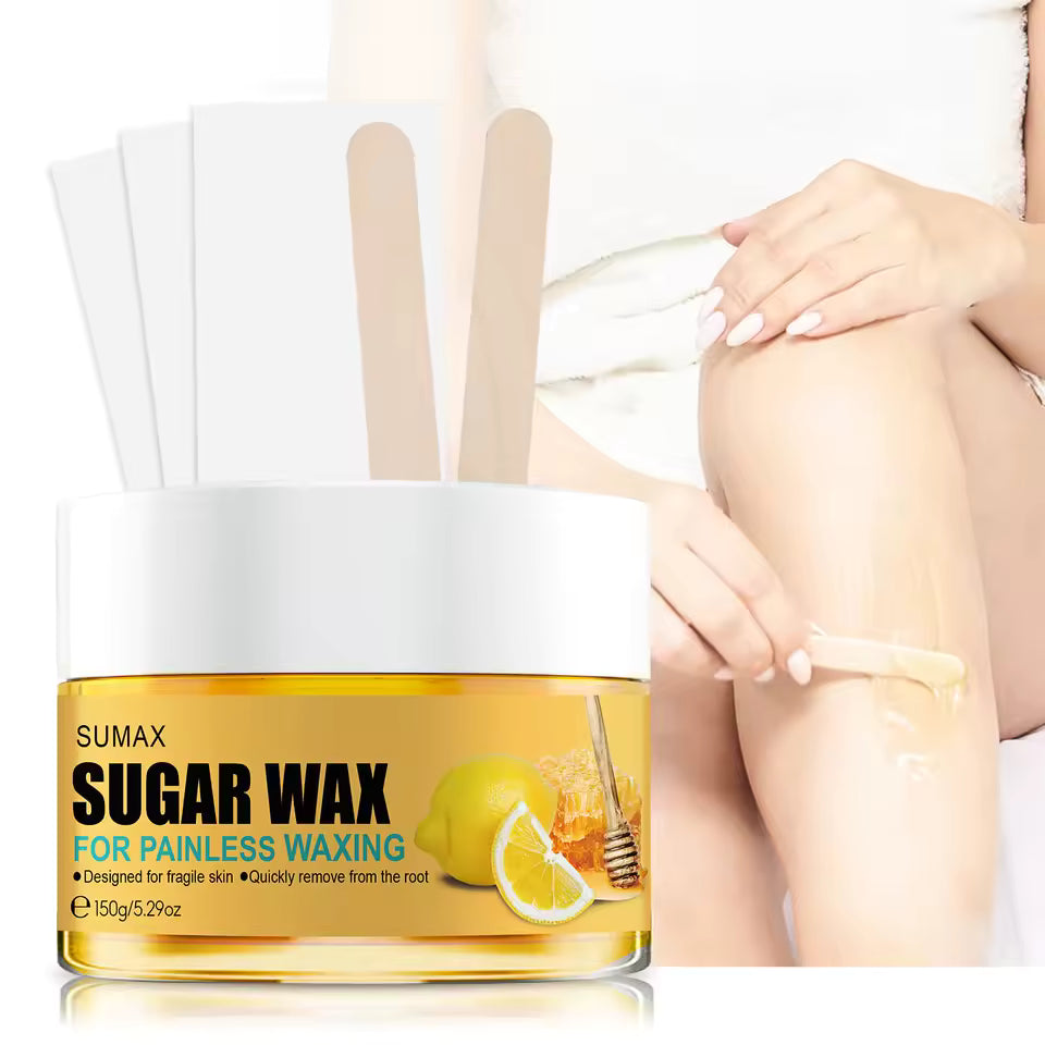 Sumax Sugar Wax 150g - For Quick Painless Hair Root Removal, Sugar Wax Painless Hair Removal