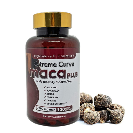 High Potency 15:1 Concentrate Extreme Curve Maca PLUS (120 Capsules)