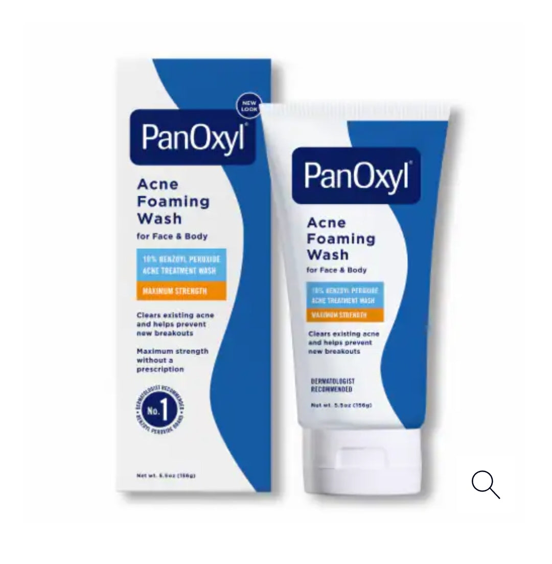PanOxyl 10% Benzoyl Peroxide Acne Foaming Wash 156g