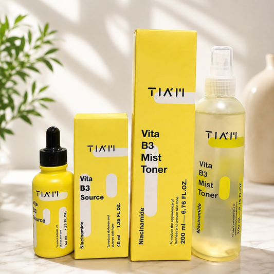 TIAM Vita B3 Mist Toner & Source Serum Bundle