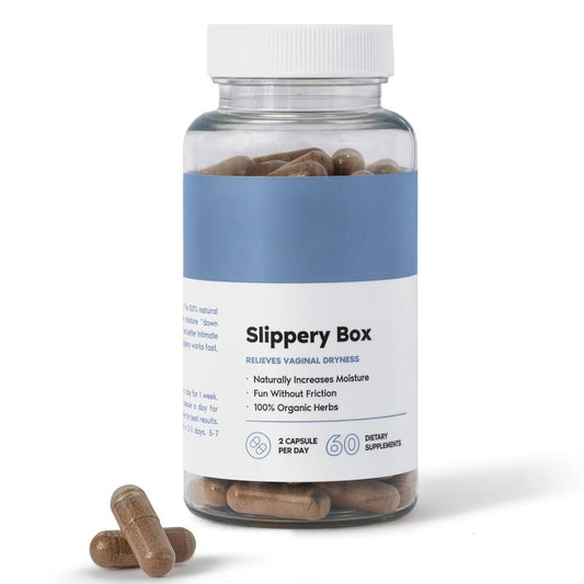 Slippery Box Dietary Supplement (60 capsules) (for Vaginal Dryness)