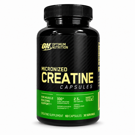 Micronized Creatine Dietary Supplement (60 capsule)  – Muscle Strength, Power & Recovery Supplement
