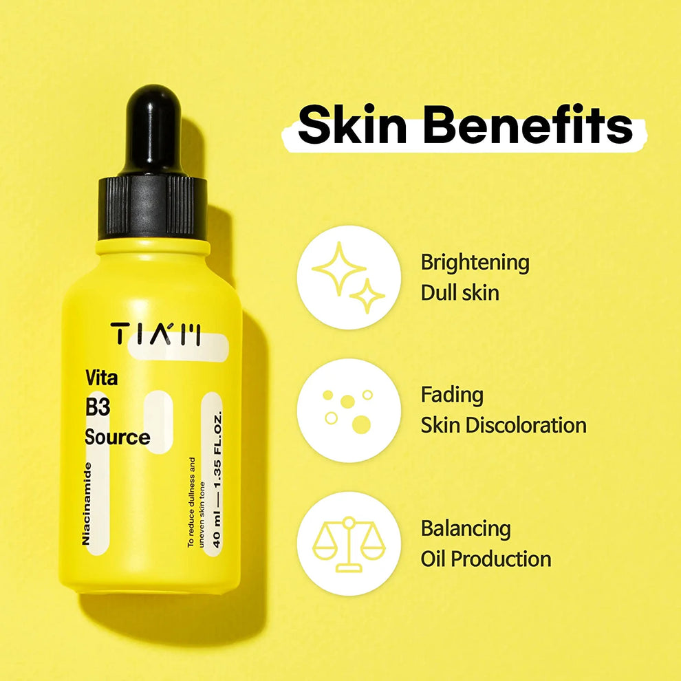 TIAM Vita B3 Source 40ml – Niacinamide Serum for Pores & Brightening