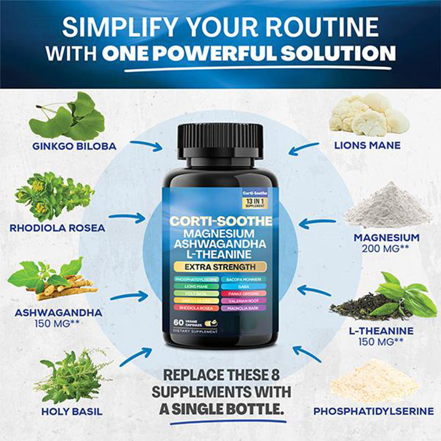 Corti-Soothe Supplement | Cortisol & Stress Support