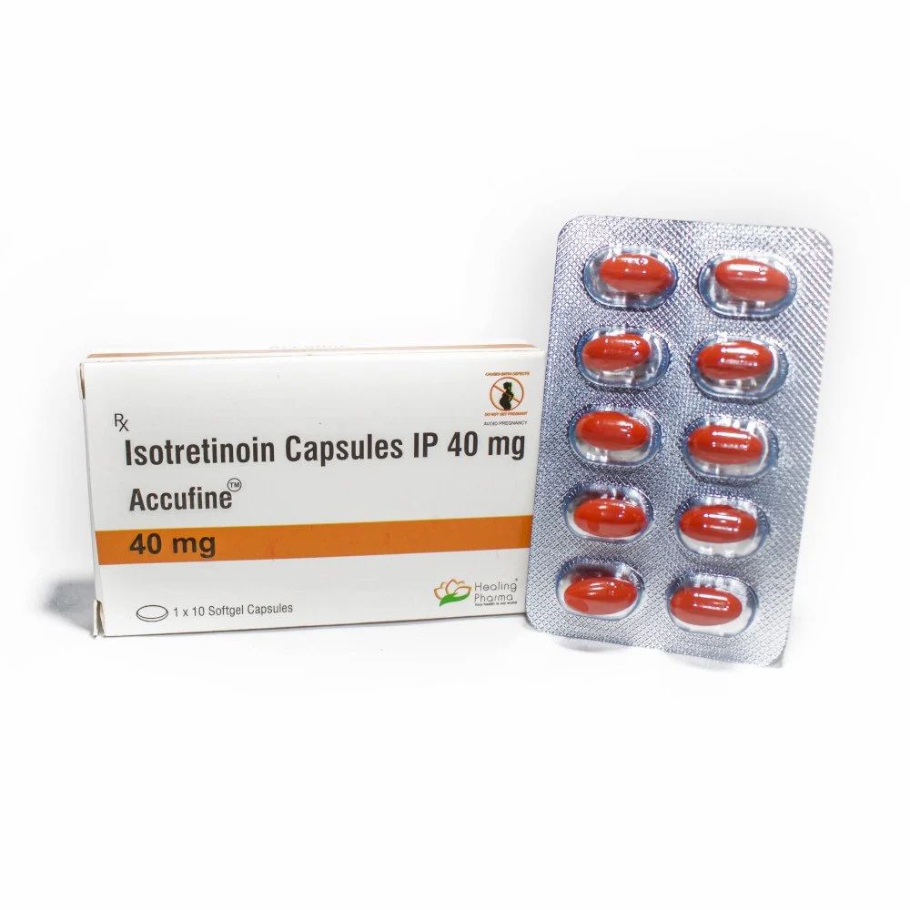 Isotretinoin Accufine 40mg | Prescription Acne Medication