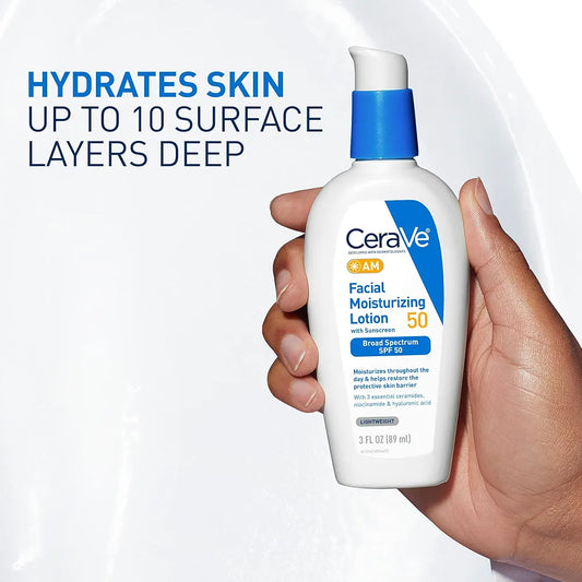 CeraVe AM Facial Moisturizing Lotion with Spf50 89ml